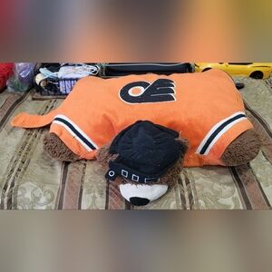 Pillow Pets Philadelphia Flyers Bear Official NHL Large Pillow Pet (18” x 15”)